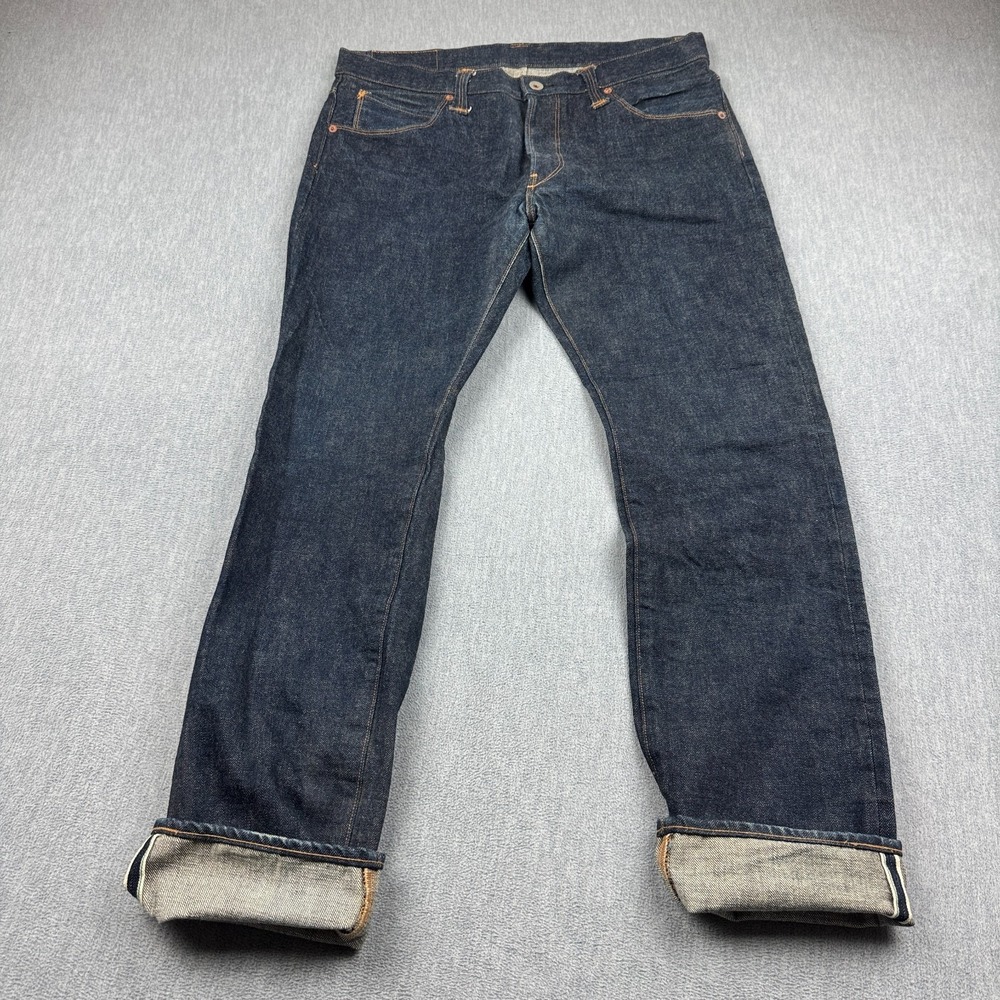Stevenson Overall Co. Jeans Mens 33X31 Jolla Selvedge 727-RXX Hand Made In Japan